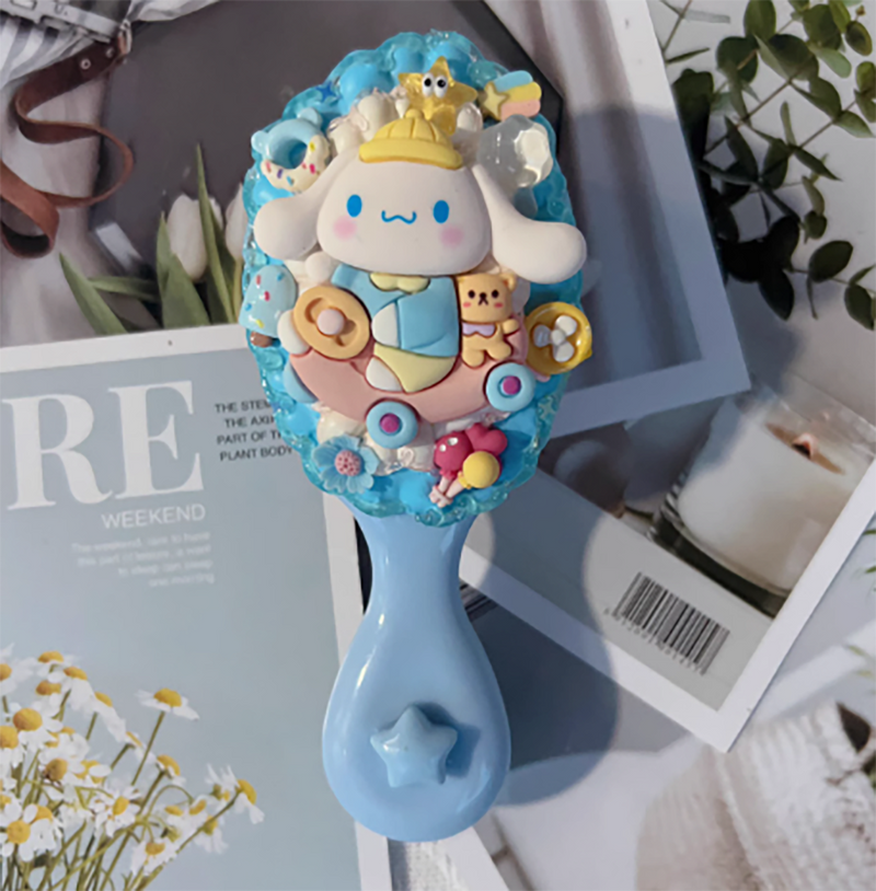 Handmade Sanrio Cinnamoroll Cream Glue Comb