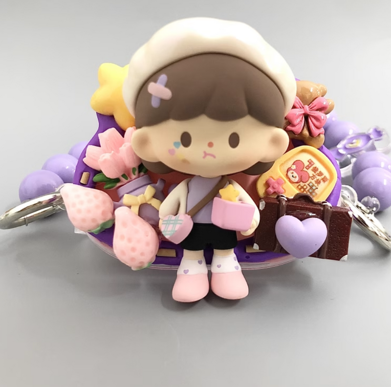 Azhuo Rebellious Sweetheart Handmade Decoden Phone Back Clip