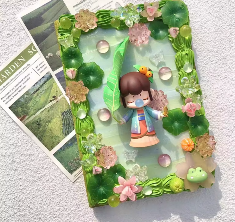 Nanci “beginning of summer” HandMade Decoden iPad Case For All Model