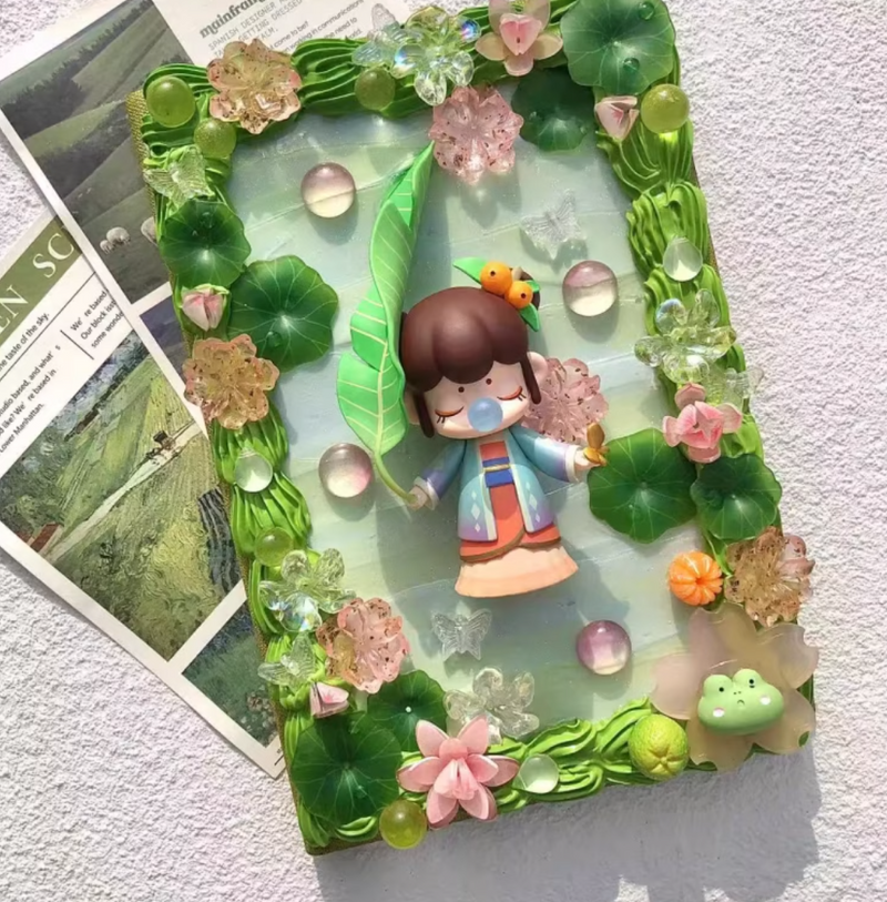 Nanci “beginning of summer” HandMade Decoden iPad Case For All Model