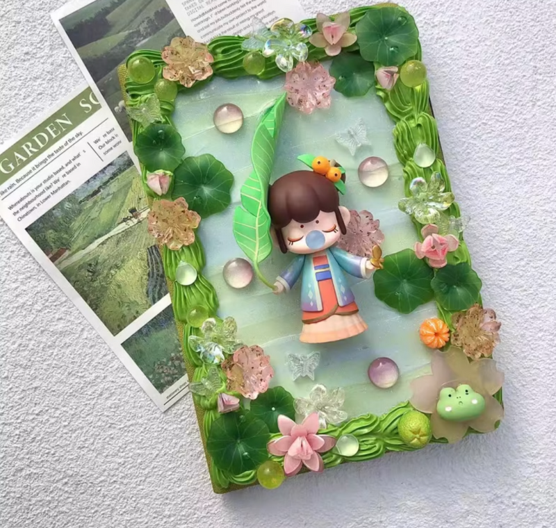 Nanci “beginning of summer” HandMade Decoden iPad Case For All Model