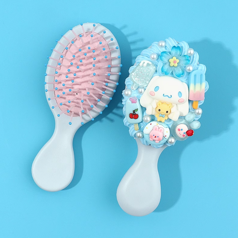 Cinnamoroll DIY Comb | Handmade Custom Cream Glue Comb