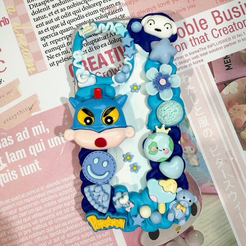 Blue Shin-cha Phone Case