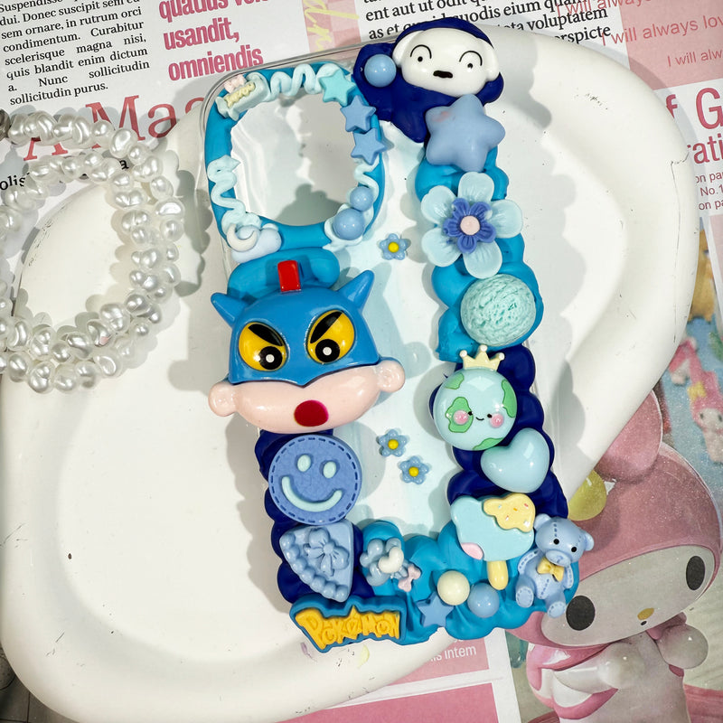 Blue Shin-cha Phone Case